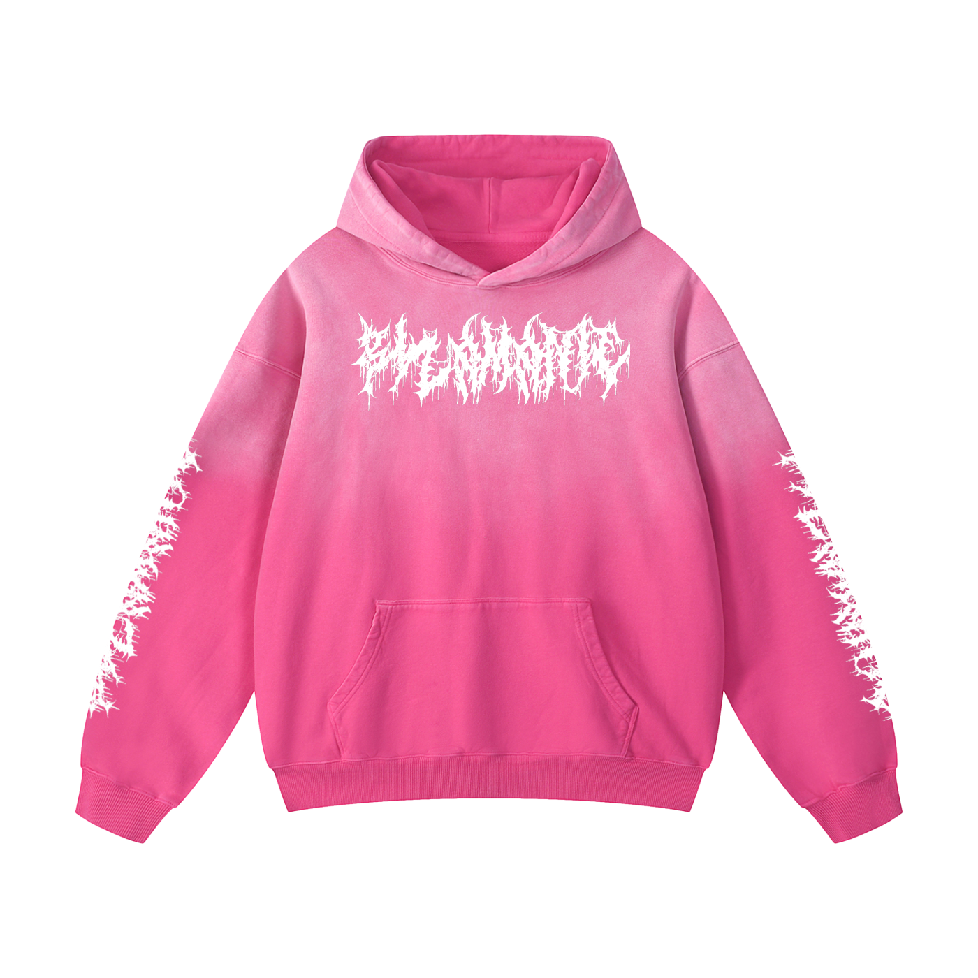 Bizamanic Heavyweight Pink Hoodie