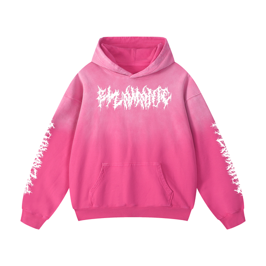 Bizamanic Heavyweight Pink Hoodie