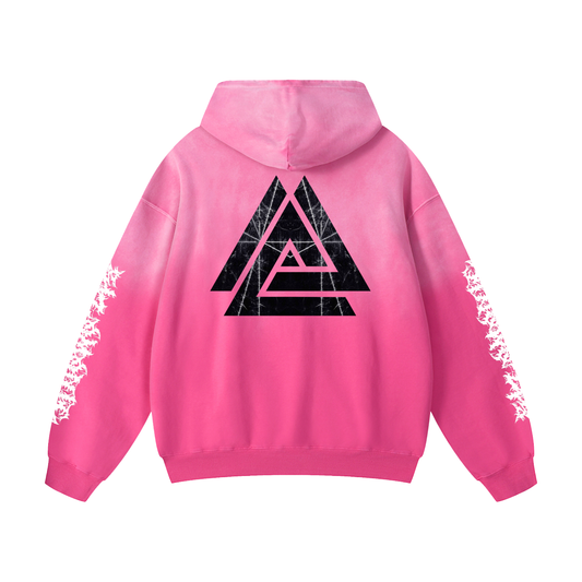Bizamanic Heavyweight Pink Hoodie
